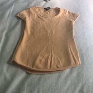Camel cashmere T shirt